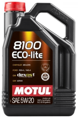 Motorový olej Motul 8100 ECO-LITE 5W-20, 5L