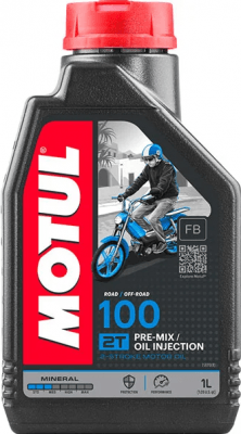Motorový olej Motul 100 2T, 1L