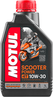Motorový olej Motul Scooter Power MB 4T 10W-30, 1L