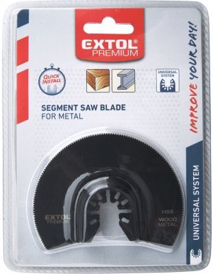 Kotouč segmentový pilový na kov, 88mm, HSS EXTOL PREMIUM