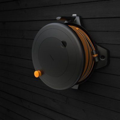 Fiskars džák na stěnu pro zavlažovací buben Solid M/L