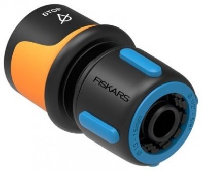 Fiskars rychlospojka hadice Comfort STOP 13-15 mm (1/2"-5/8")
