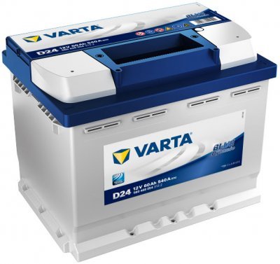 Autobaterie Varta Blue Dynamic 12V, 60Ah, 540A, D24