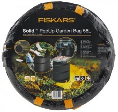 Fiskars skládací zahradní koš Solid, 56 l
