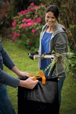 Fiskars skládací zahradní koš Solid, 56 l