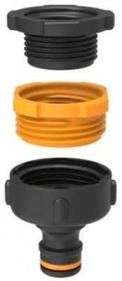 Fiskars spojka ke kohoutku Comfort, multi (1/2”, 3/4”, 1”)