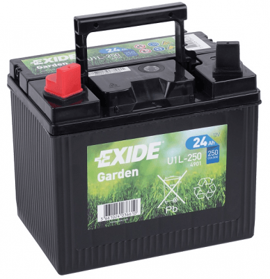 Autobaterie Exide Garden 12V, 24Ah, 250A, U1L-250
