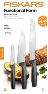 Fiskars startovací sada se 3 noži Functional Form