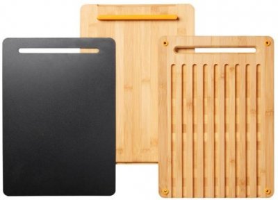 Fiskars sada bambusových prkének na krájení Functional Form