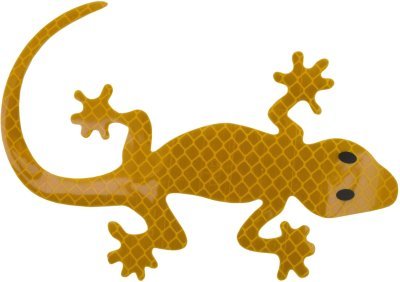 Compass dekor samolepící GECKO žlutý