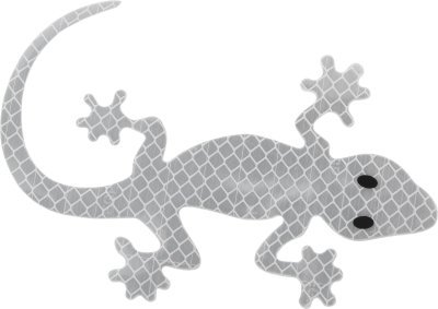 Compass dekor samolepící GECKO stříbrný