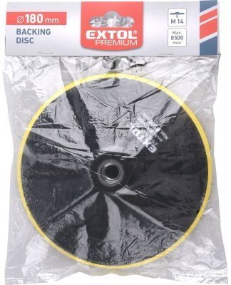 Nosič leštících kotoučů, ⌀180mm, M14, střední tvrdost EXTOL PREMIUM