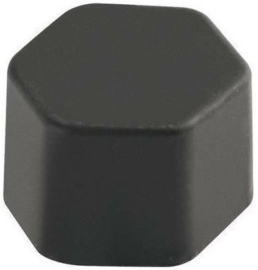 Kryty šroubů ozdobné silikonové černé NUT CAPS 19mm
