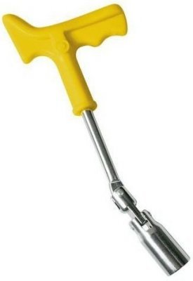 Klíč na svíčky 16mm s rukojetí LAMPA