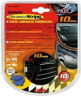 Lišta chrom proužek UNI 10mm x 10m