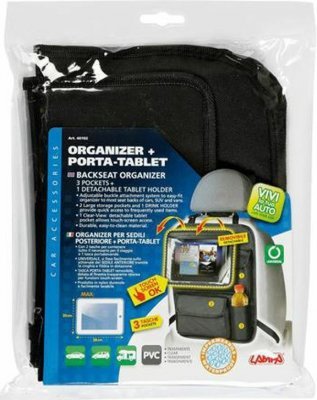 Organizér na přední sedadlo s pouzdrem na tablet