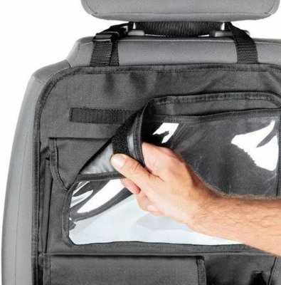 Organizér na přední sedadlo s pouzdrem na tablet