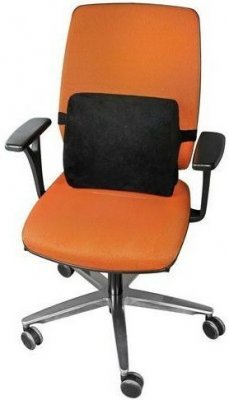 Ortopedická opěrka zad LUMBAR, GEL + paměťová pěna