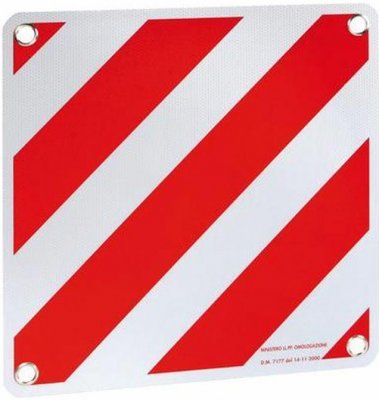 Reflexní tabule na přívěs - hliník 1mm