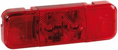 Světlo poziční boční 2 LED 24V R-14 červené