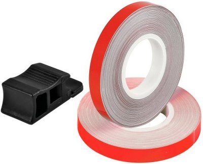 MOTO Reflexní proužek-linka na obvod kola REFLECTIVE 6m x 7mm - červená NEW 2/2020