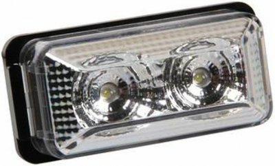 Světlo poziční boční 2 LED 24V F-11 bílé