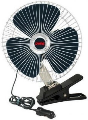 Ventilátor 12V FAN 20cm s clipem