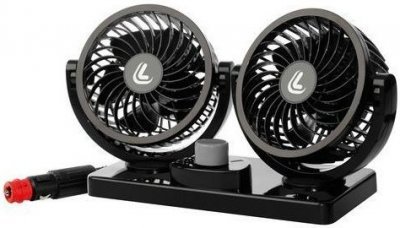 Ventilátor dvojitý 24V, 2 rychlosti, O 4
