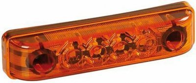 Světlo poziční boční 4 LED 24V LA-7 oranžové