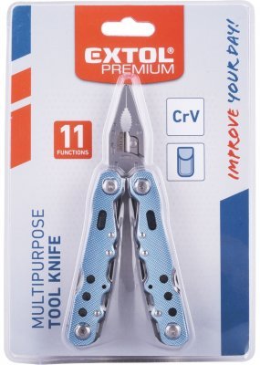 Nůž-kleště multifunkční, 160/116mm, 9dílů EXTOL PREMIUM