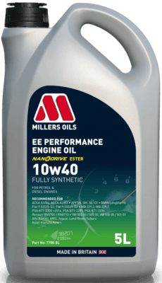 Motorový olej Millers Oils EE Performance 10W-40, 5L