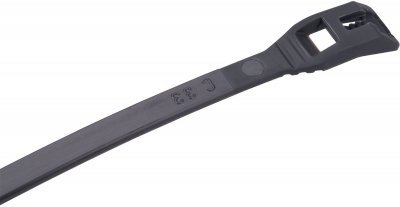 Pásky stahovací na kabely EXTRA, černé, 280x4,6mm, 100ks, nylon PA66 EXTOL PREMIUM