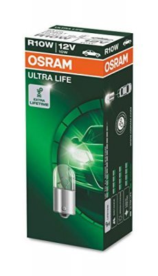 Žárovka Osram R10W, Ultra Life 5008ULT