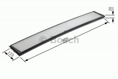Kabinový filtr Bosch 1 987 432 124