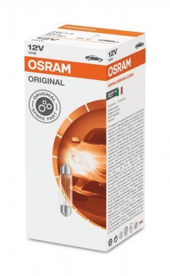 Žárovka Osram C10W, Original 6411