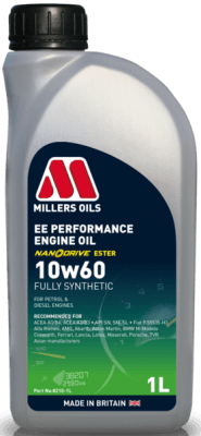 Motorový olej Millers Oils EE Performance 10W-60, 1L