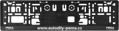 Podložka pod SPZ potisk Autodíly PEMA