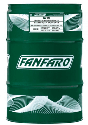 Motorový olej Fanfaro ŠKODA 6719 5W-30, 60L