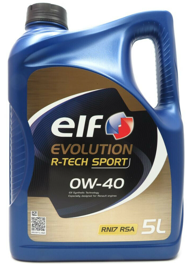 Motorový olej Elf Evolution R-Tech Sport 0W-40, 5L — Autodíly PEMA