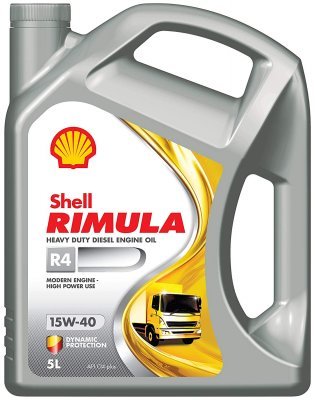 Motorový olej Shell Rimula R4 X 15W-40, 5L