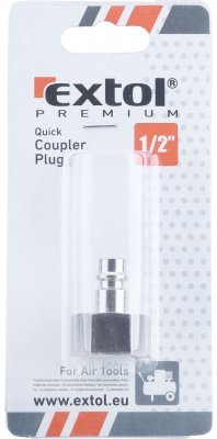 Rychlospojka vzduchová vsuvka s vnitřním závitem, G-1/2" EXTOL PREMIUM
