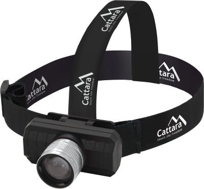 Čelovka SCORPION 90lm XPE ZOOM Cattara nabíjecí