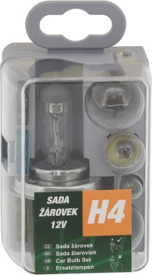 Compass žárovky servisní box univerzální H4 GREEN