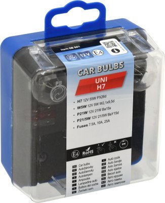 Compass žárovky servisní box univerzální H7