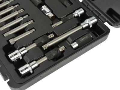 Sada klíčů pro demontáž řemenice alternátoru, 22ks GEKO G02781
