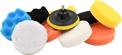 Compass leštící kotouče sada 10ks s unašečem 10cm