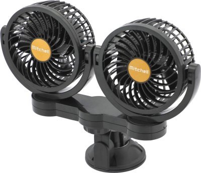 Compass ventilátor MITCHELL DUO 2x108mm 24V na přísavku