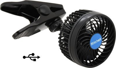 Compass ventilátor MITCHELL 115mm USB 5V klips