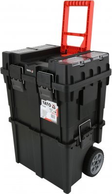 Vozík na nářadí pojízdný plastový, 2 sekce Yato YT-09160