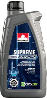 Motorový olej Petro-Canada Supreme Synthetic Hybrid 0W-20, 1L